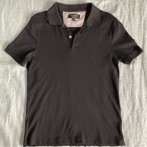 Black Slim Fit Polo | Banana Republic